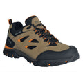 Beige foncé-orange vif - Front - Regatta - Chaussures de randonnée HOLCOMBE - Homme