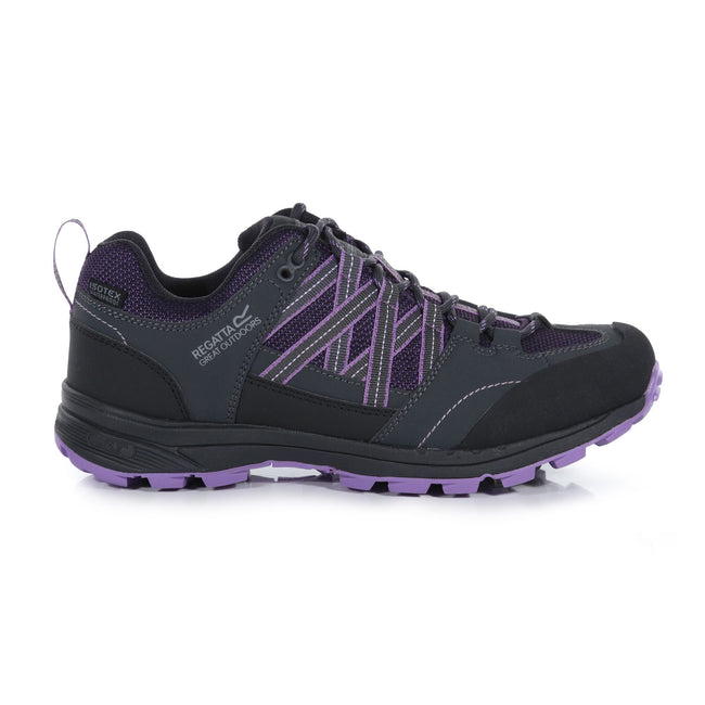 Noir-violet - Side - Regatta - Chaussures de randonnée SAMARIS - Femme