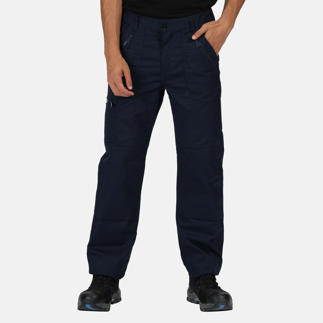 Bleu - Back - Regatta - Pantalon imperméable PRO ACTION - Homme