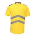 Jaune - Back - Regatta - T-shirt haute visibilité TACTICAL - Homme
