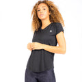 Noir - Side - Dare 2B - T-shirt de sport - Femme