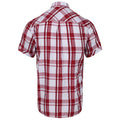 Rouge-blanc - Back - Regatta - Chemise manches courtes DEAKIN - Homme