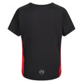 Noir-rouge - Back - Regatta - T-shirt BEIJING - Unisexe