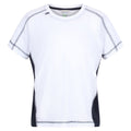 Blanc-bleu marine - Front - Regatta - T-shirt BEIJING - Unisexe