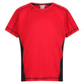 Rouge-noir - Front - Regatta - T-shirt BEIJING - Unisexe