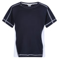 Bleu marine-blanc - Front - Regatta - T-shirt BEIJING - Unisexe