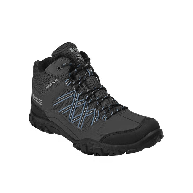Bleu-noir - Close up - Regatta - Chaussures de randonnée EDGEPOINT - Homme