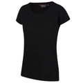 Noir - Pack Shot - Regatta - T-shirt manches courtes CARLIE - Femme