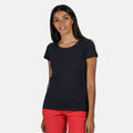 Bleu marine - Back - Regatta - T-shirt manches courtes CARLIE - Femme