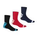 Noir - Rouge vif - Bleu marine - Front - Regatta - Chaussettes pour bottes - Femme