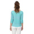 Turquoise vif - Blanc - Side - Regatta - T-shirt POLEXIA - Femme