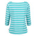Turquoise vif - Blanc - Lifestyle - Regatta - T-shirt POLEXIA - Femme