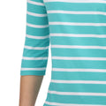 Turquoise vif - Blanc - Close up - Regatta - T-shirt POLEXIA - Femme
