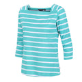 Turquoise vif - Blanc - Front - Regatta - T-shirt POLEXIA - Femme