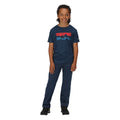 Denim sombre - Back - Regatta - T-shirt ALVARADO - Enfant