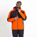Orange foncé - Noir - Back - Dare 2B - Blouson de ski EMULATE - Homme