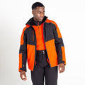 Orange foncé - Noir - Side - Dare 2B - Blouson de ski EMULATE - Homme