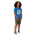 Bleu vif - Back - Regatta - T-shirt BOSLEY - Enfant