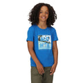 Bleu vif - Side - Regatta - T-shirt BOSLEY - Enfant