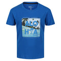 Bleu vif - Front - Regatta - T-shirt BOSLEY - Enfant