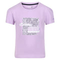 Lilas pastel - Front - Regatta - T-shirt BOSLEY - Enfant