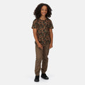 Vert kaki sombre - Side - Regatta - T-shirt BOSLEY - Enfant