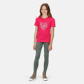 Rose - Side - Regatta - T-shirt BOSLEY - Enfant
