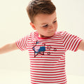 Rouge - Blanc - Back - Regatta - T-shirt - Enfant