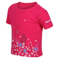 Rose bonbon - Close up - Regatta - T-shirt - Enfant