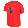 Rouge vif - Side - Regatta - T-shirt ALVARADO - Enfant