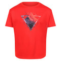 Rouge vif - Front - Regatta - T-shirt ALVARADO - Enfant