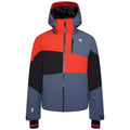 Gris bleu - Orange rouge - Front - Dare 2B - Blouson de ski SUPERNOVA - Homme