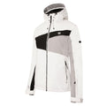 Blanc - Noir - Side - Dare 2B - Blouson de ski ICE GLEAM - Femme