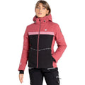 Terracotta - Noir - Front - Dare 2B - Blouson de ski CONVEYED - Femme