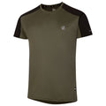 Vert lichen - Noir - Side - Dare 2B - T-shirt DISCERNIBLE - Homme