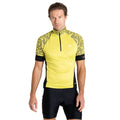 Jaune fluo - Pack Shot - Dare 2B - Maillot de cyclisme STAY THE COURSE - Homme