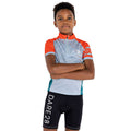 Orange vif - Bleu sarcelle - Lifestyle - Dare 2B - Maillot de cyclisme SPEED UP - Enfant