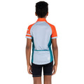 Orange vif - Bleu sarcelle - Pack Shot - Dare 2B - Maillot de cyclisme SPEED UP - Enfant