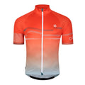 Orange - Front - Dare 2B - Maillot de cyclisme REVOLVING - Homme
