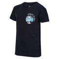 Bleu marine - Side - Regatta - T-shirt BOSLEY - Enfant