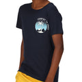 Bleu marine - Close up - Regatta - T-shirt BOSLEY - Enfant