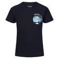 Bleu marine - Front - Regatta - T-shirt BOSLEY - Enfant