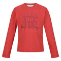 Corail clair - Front - Regatta - T-shirt WENBIE GOOD VIBES CLUB - Enfant