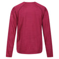 Rouge foncé - Back - Regatta - T-shirt BURNLEE - Enfant