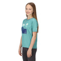 Jade bleu - Pack Shot - Regatta - T-shirt ALVARADO - Enfant