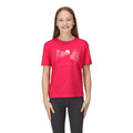 Rose fluo - Pack Shot - Regatta - T-shirt ALVARADO - Enfant