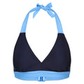 Bleu marine - Bleu clair - Front - Regatta - Haut de maillot de bain FLAVIA - Femme