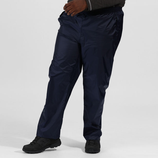 Bleu marine - Close up - Regatta Pack It - Sur-pantalon imperméable - Homme