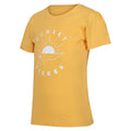 Jaune ambre - Side - Regatta - T-shirt BOSLEY - Enfant
