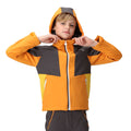 Orange - Gris phoque - Lifestyle - Regatta - Veste softshell HAYDENBURY - Enfant